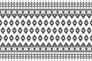 Ethnic Aztec pattern art. Geometric seamless pattern in tribal, folk embroidery, and Mexican style. vector