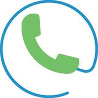 Telephone Call Communication vector