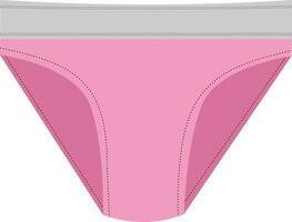 Women panties underpants vector illustration.