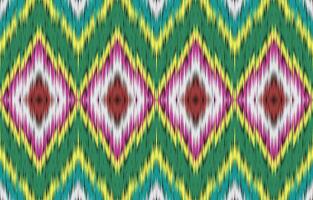 Ethnic abstract ikat art. Aztec ornament print. geometric ethnic pattern seamless  color oriental.  Design for background ,curtain, carpet, wallpaper, clothing, wrapping, Batik, vector illustration.