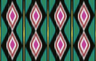 Ethnic abstract ikat art. Aztec ornament print. geometric ethnic pattern seamless  color oriental.  Design for background ,curtain, carpet, wallpaper, clothing, wrapping, Batik, vector illustration.