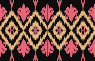 Ethnic abstract ikat art. Aztec ornament print. geometric ethnic pattern seamless  color oriental.  Design for background ,curtain, carpet, wallpaper, clothing, wrapping, Batik, vector illustration.