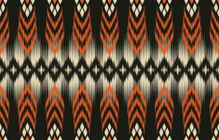 Ethnic abstract ikat art. Aztec ornament print. geometric ethnic pattern seamless  color oriental.  Design for background ,curtain, carpet, wallpaper, clothing, wrapping, Batik, vector illustration.