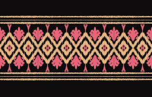 étnico resumen ikat Arte. azteca ornamento impresión. geométrico étnico modelo sin costura color oriental. diseño para antecedentes ,cortina, alfombra, fondo de pantalla, ropa, envase, batik, vector ilustración.