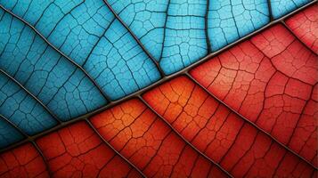 Close up texture leaf structure macro photography, abstract texture, Generative AI illustration photo