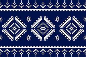 Carpet tribal pattern art. Geometric ethnic seamless pattern traditional. Aztec ethnic ornament print. Mexican style. vector