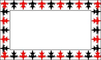 simple frame for background design vector
