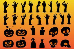 Halloween party, bright banner set. Helloween vector banner design, happy halloween background