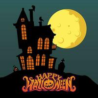 Halloween party, bright banner set. Helloween vector banner design, happy halloween background