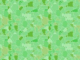 Seamless pattern of mosaics, pieces of broken glass, ice in green colors vector