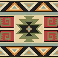 design aztec pattern seamless ethnic embroidery seamless pattern Geometric gypsy pattern, Native American Navajo Aztec pattern, Mexican or African pattern. Aztec jewelry. vector