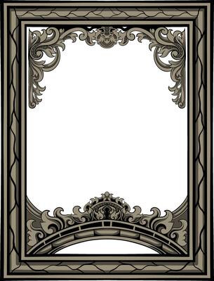 Frame ornament vintage classic element decoration