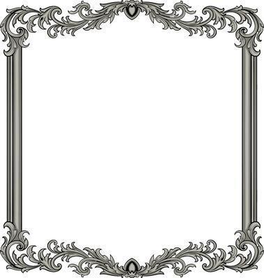 Frame ornament vintage classic element decoration