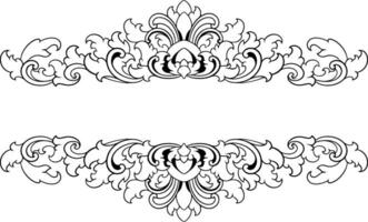 Frame ornament vintage classic element decoration vector