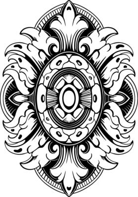 Frame ornament vintage classic element decoration