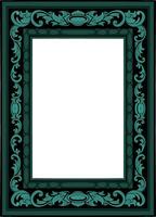 Frame ornament vintage classic element decoration vector