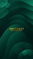 Abstract background green color with wavy lines and gradients is a versatile asset suitable for various design projects such as websites, presentations, print materials, social media posts vector