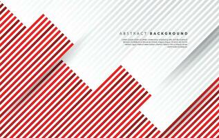 red and white modern abstract background design vector