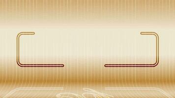 Overlay gold gradient strips with copper horizontal gradient background. vector