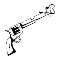 Trendy Revolver Concepts vector