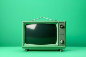 AI Generated Media tv vintage television analog object old background news electronic show receiver screen technology video broadcasting entertainment retro classic display photo