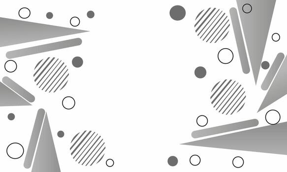 resumen antecedentes ilustración con geométrico patrones, blanco y gris antecedentes ilustración. moderno y hermosa antecedentes. vector