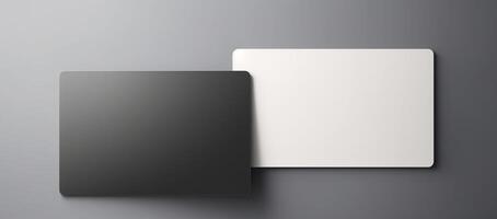 AI Generated Document paper mockup empty background page open business design mock presentation isolated up blank clean cover object white catalog template photo