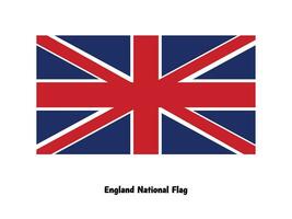 Inglaterra nacional bandera vector ilustración