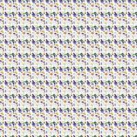 Seamless pattern with carnival masks for the Halloween party. Color doodle vector illustration.