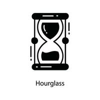 Hourglass doodle Icon Design illustration. Marketing Symbol on White background EPS 10 File vector