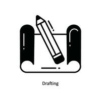 Drafting doodle Icon Design illustration. School and Study Symbol on White background EPS 10 File vector