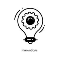 Innovations doodle Icon Design illustration. Startup Symbol on White background EPS 10 File vector