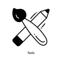 Tools doodle Icon Design illustration. Startup Symbol on White background EPS 10 File vector