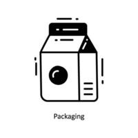 Packaging doodle Icon Design illustration. Startup Symbol on White background EPS 10 File vector