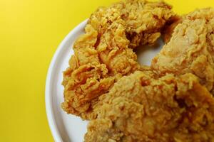 Fried chicken ready to eat with the family photo