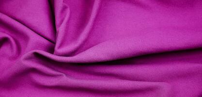 Smooth silk curtains shiny textiles soft creases on shiny fabric Silk satin background Beautiful Luxurious background Web banner Top view photo