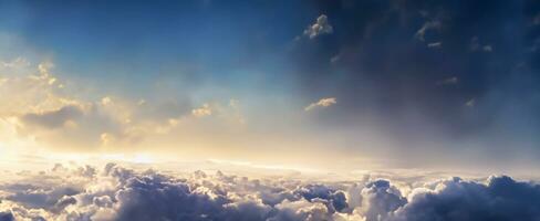 Clouds in the sky Troposphere Mesosphere Ionosphere Exosphere Levels of height above airplanes Sky Atmosphere Stratosphere photo