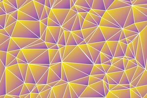 resumen polígono artístico geométrico con blanco línea antecedentes. vistoso bajo escuela politécnica textura. vector