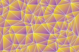 Abstract polygon artistic geometric with white line background. Colorful low poly texture. vector