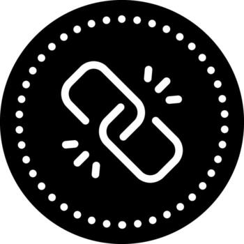 sólido icono para limitaciones vector