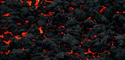 hot magma lava surface red lava photo
