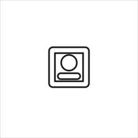 Profile icon vector