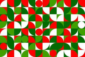 Christmas modern abstract geometric vector pattern