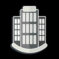 Icon Apartments. related to Icon Building symbol. glossy style. simple design editable. simple illustration vector