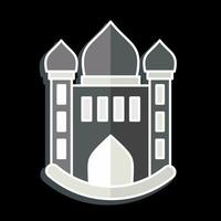 Icon Mosque. related to Icon Building symbol. glossy style. simple design editable. simple illustration vector