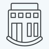 Icon Club. related to Icon Building symbol. line style. simple design editable. simple illustration vector