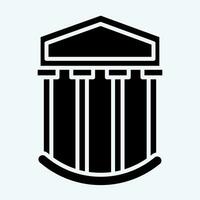 Icon Museum. related to Icon Building symbol. glyph style. simple design editable. simple illustration vector