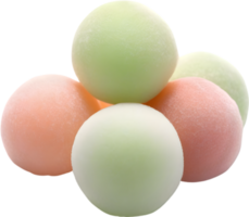 imagem do aparência deliciosa mochi. gerado por ai. png