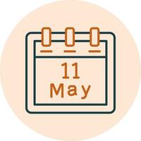 May 11 Vector Icon