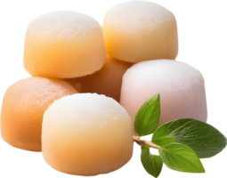 Image of Delicious-looking Mochi. AI-Generated. png